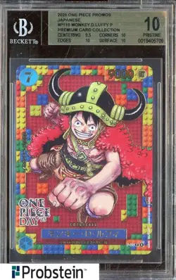 2025 One Piece Promos JPN P110 Monkey D. Luffy Premium Card Coll BGS 10 PRISTINE - Image 1