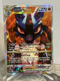 Lucario VSTAR SWSH291 SWSH: Sword & Shield Promo Cards Holo Pokemon - Image 1