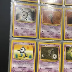 Pokemon TCG Neo Destiny 9 Card Lot - Unown Q C I L T 38-42/75 - Nintendo - Image 5