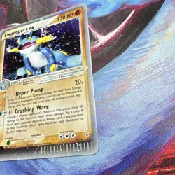 Nintendo Swampert ex Rare EX Holo Pokemon Card 95/95 Team Magma Aqua 150 HP 2004 - Image 3