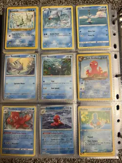 Pokemon TCG 9 Card Lot Remoraid Octillery Mudkip Aquapolis Battle Styles EX - Image 1