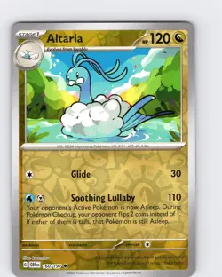 Pokemon TCG Altaria S&V Obsidian Flames 160/197 Reverse Holo Uncommon Card NM - Image 1