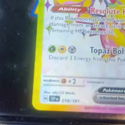 Pikachu ex 219/191 EX Ultra Rare Full Art Holo Sv08: Surging Sparks Pokemon Card - Image 5