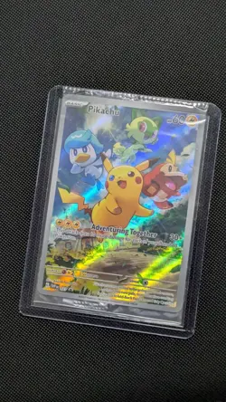 a SV: Scarlet & Violet Promo Cards Pikachu #027 Sealed - Image 1
