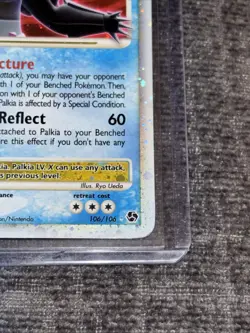 Pokemon Palkia LV.X Great Encounters Card 106/106 LP Great Eye Appeal 2008 - Image 4