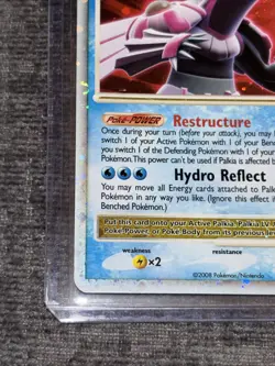 Pokemon Palkia LV.X Great Encounters Card 106/106 LP Great Eye Appeal 2008 - Image 5