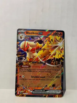 Pokemon TCG Blaziken EX Holo Ultra Rare Card Journey Together 024/159 NM - Image 1