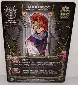 Yu Yu Hakusho TCG CCG Mukuro Tortured Sovereign C59 Unlimited Betrayal Card - Image 1