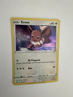 🌀 HD Galaxy Swirl 🌀 Eevee SWSH127 SWSH Promo Cosmos Holo Pokemon Card - Image 2