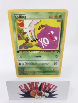 Pokemon TCG Team Rocket Koffing 1st Edition 58/82 Card NM BUF - Image 1