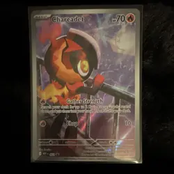 Pokemon Charcadet MEP 022 Basic Card Gather Strength Chop HP 70 Flame - Image 1