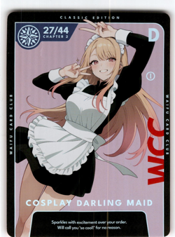 Otaku Box Limited Edition Club Collectible Card Cosplay Darling Maid 27/44 - Image 1