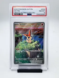 Victini 208 Sv: Scarlet & Violet Promo Cards Holo [PSA 8] - Image 1