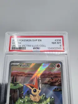 Victini 208 Sv: Scarlet & Violet Promo Cards Holo [PSA 8] - Image 5
