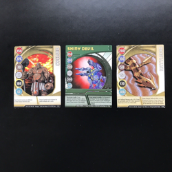 Bakugan Battle Brawlers Shiny Devil Card + Gate Cards For Rattloid And Cycloid - Image 1