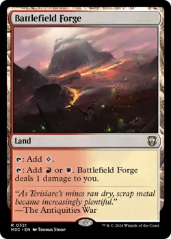 MTG Battlefield Forge [Modern Horizons 3 Commander] Near Mint Magic - Image 1