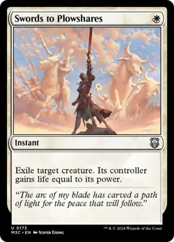 MTG Swords to Plowshares [Modern Horizons 3 Commander] Near Mint Magic - Image 1