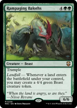 MTG Rampaging Baloths [Modern Horizons 3 Commander] Near Mint Magic - Image 1