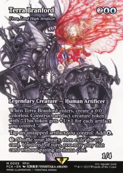 Terra Branford MTG Final Fantasy 0005 Mythic FCA (SHOWCASE) Through the Ages - Image 1