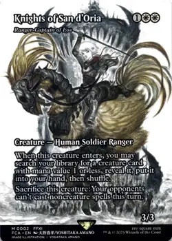 Knights of San d'Oria - Ranger-Captain of Eos (Showcase) Final Fantasy Magic MTG - Image 1
