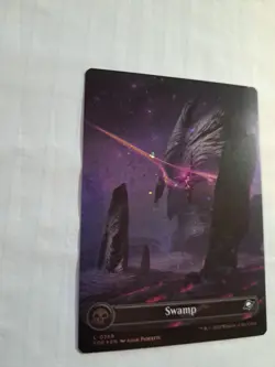 MTG: Swamp (0369) (Borderless) (Galaxy Foil) (LP): Edge of Eternities - Image 1