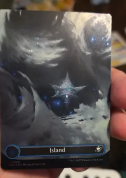 Island (0368) (Borderless) (Galaxy Foil) Edge of Eternities Foil - Image 1