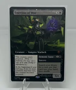 Emeritus of Woe (Extended Art) - 324 - SOS - NM - MTG Magic the Gathering - Image 1
