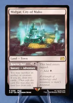 Midgar, City of Mako Final Fantasy MTG Regular Near Mint 🔮 A - Image 1