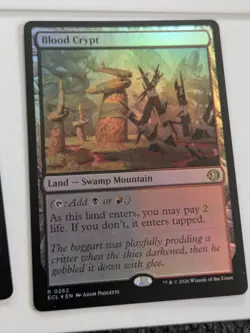 Blood Crypt Foil Rare # 0262 Lorwyn Eclipsed MTG - Image 1