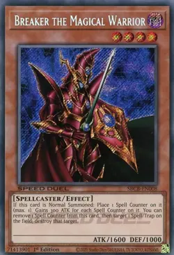 1x Breaker the Magical Warrior | SBCB-EN008 | SCR | 1st Ed | NM | YuGiOh - Image 1
