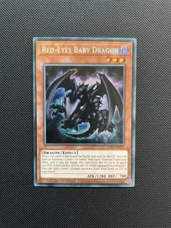 Yu-Gi-Oh Red-Eyes Baby Dragon LDS1-EN010 Limited Edition Secret Rare Card NM - Image 1