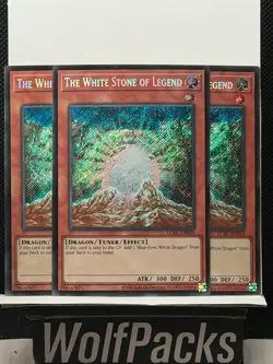 Legendary Collection Kaiba Unlimited - White Stone Legend LCKC-EN010 Secret X3 - Image 1