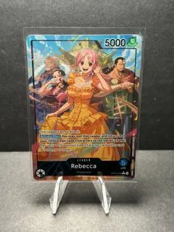 Rebecca (OP15-039) (Alt Art Leader) - Adventure on Kami's Island (OP15-EB04) - Image 1