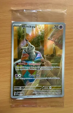 Mimikyu Sealed SVP 075 - Black Star Promo - Paldean Fates - Pokemon Card TCG - Image 1