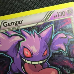 HOLO BLEED Gengar 60/162 XY Breakthrough Cosmos 2015 Nintendo Pokemon Card - Image 5