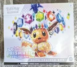 Pokemon Scarlet & Violet Prismatic Evolutions Elite Trainer Box Eevee Promo Card - Image 1