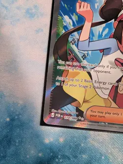 Pokemon Rosa's Encouragement Full Art Holo Trainer Supporter Card 114/088 POR NM - Image 2