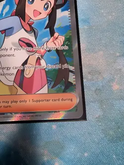 Pokemon Rosa's Encouragement Full Art Holo Trainer Supporter Card 114/088 POR NM - Image 3