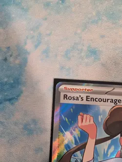 Pokemon Rosa's Encouragement Full Art Holo Trainer Supporter Card 114/088 POR NM - Image 5