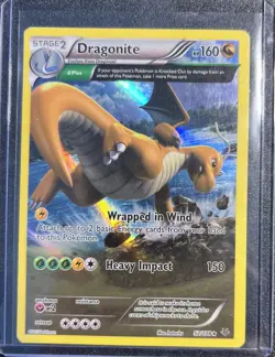 Pokemon Dragonite XY Roaring Skies 52/108 Reverse Holo Rare Black Star Card TCG - Image 1