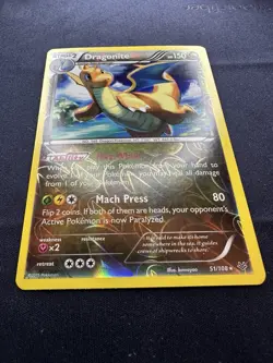 Dragonite 51/108 Reverse Holo Pokemon Card TCG Roaring Skies XY NM FREE SHIP B - Image 3