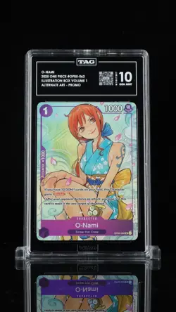 TAG 10 O-Nami (Illustration Box Vol.1) OP05-062 One Piece Promotion Card - Image 1