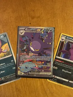 Pokemon Crobat Card Lot Paradox Rift Team Rocket Sword & Shield EX Holo 3 Cards - Image 3