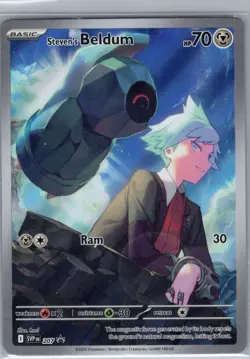 Steven's Beldum SVP 207 SV: Scarlet & Violet Promo Cards - Pokemon Card - NM - Image 1