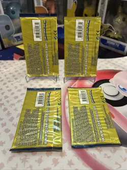 Pokemon XY Evolutions 3 CARD Booster pack - 4 Pack Art Set FACTORY SEALED - Image 2