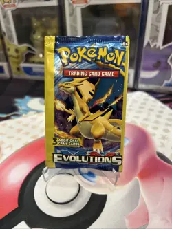 Pokemon XY Evolutions 3 CARD Booster pack - 4 Pack Art Set FACTORY SEALED - Image 3