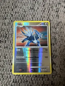 2009 Pokemon Platinum 23/127 Dialga Reverse Holo NM Rare Card Vintage collection - Image 1