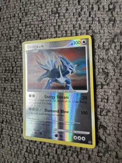 2009 Pokemon Platinum 23/127 Dialga Reverse Holo NM Rare Card Vintage collection - Image 2
