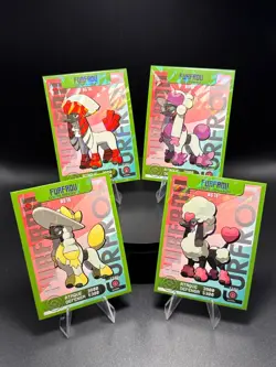 Pokemon Furfrou Set of 4 - Furfrou #676 Peru/NON-TCG Card Set - Image 1