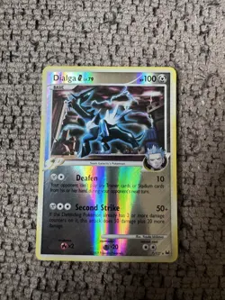2009 Pokemon Platinum 7/127 Dialga G Reverse Holo NM Rare Card Vintage fresh tcg - Image 1